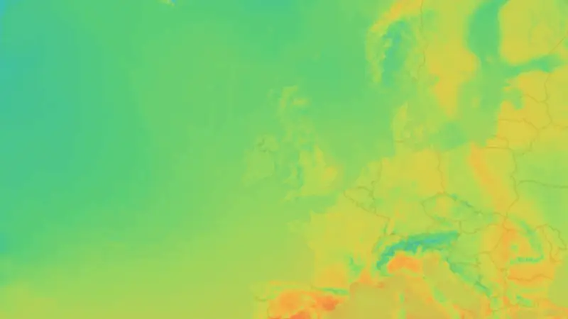 Temperatura weather map