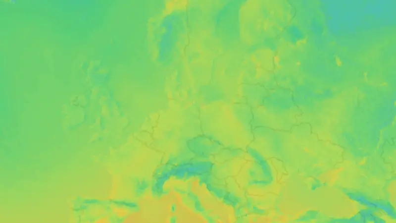 Temperatur weather map