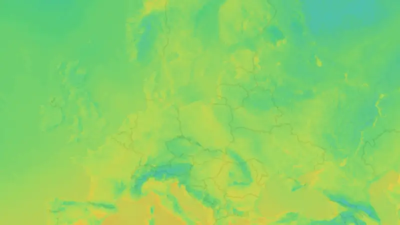Temperatura weather map