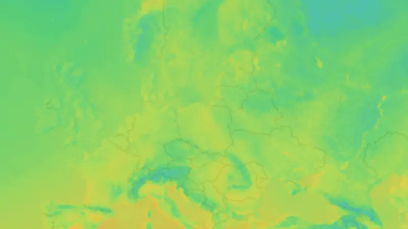 Temperatura weather map