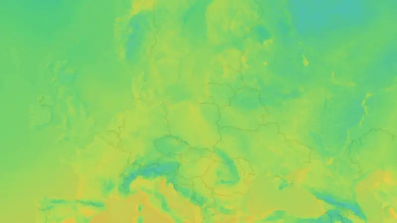 Temperatura weather map