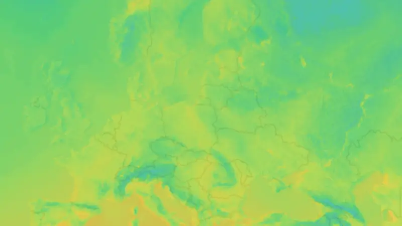 Temperatura weather map