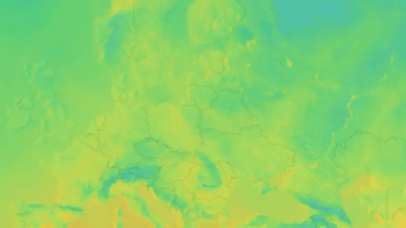 Temperatura weather map