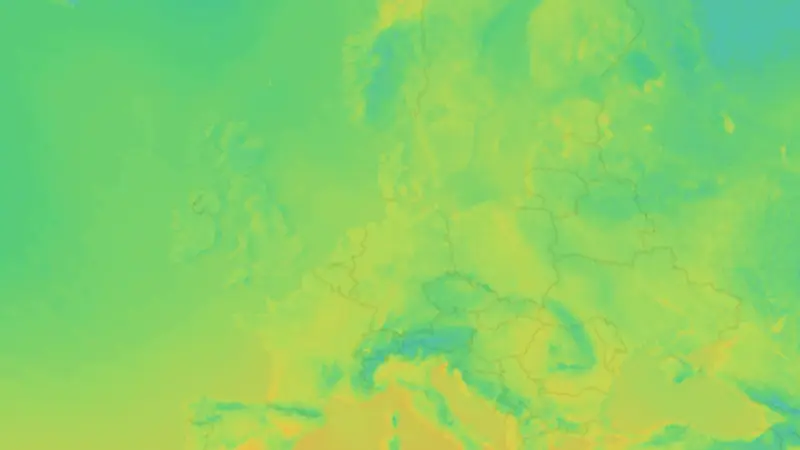 Temperatura weather map