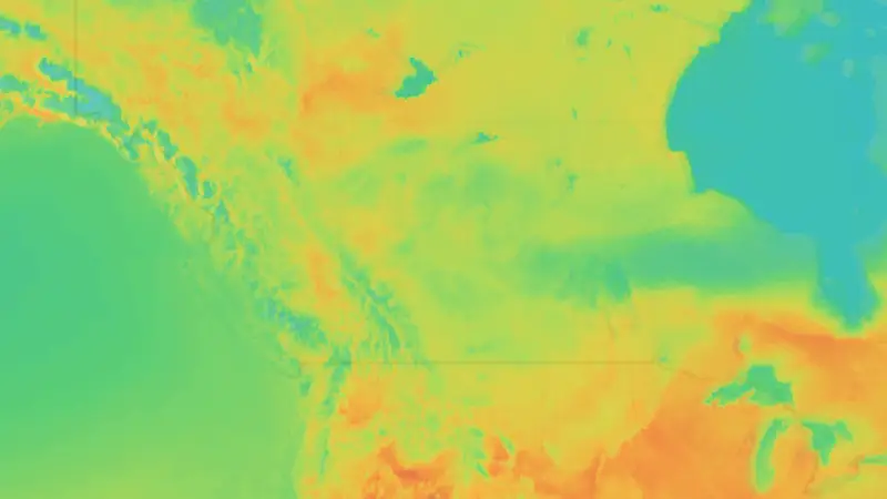 Temperatura weather map
