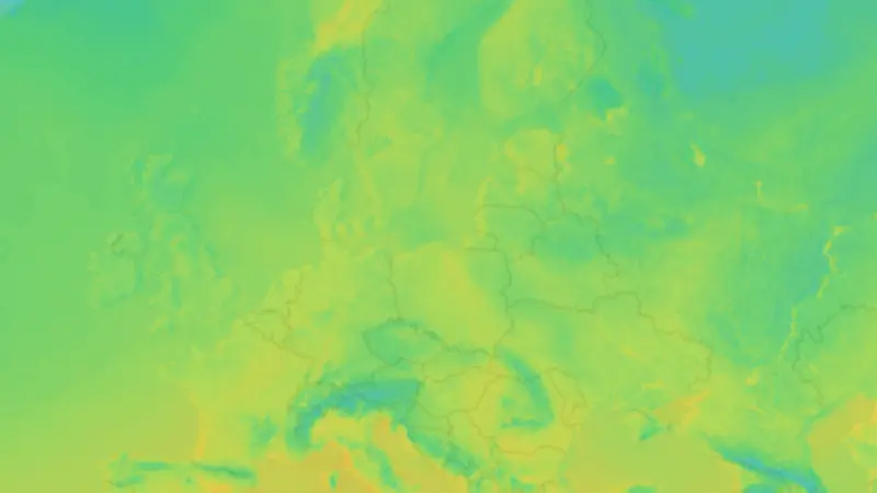 Temperatura weather map