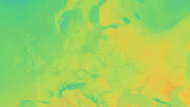 Temperatura weather map