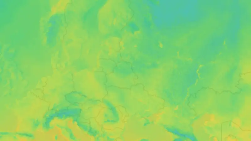 Temperatura weather map
