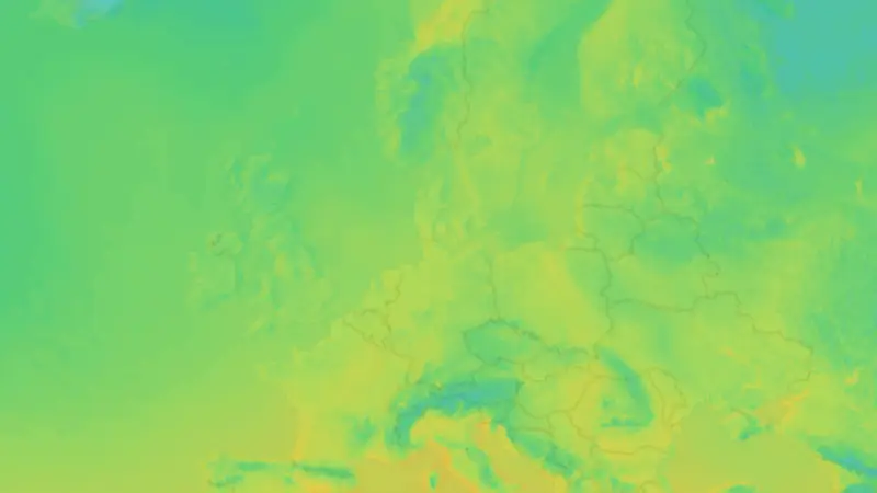 Temperatur weather map