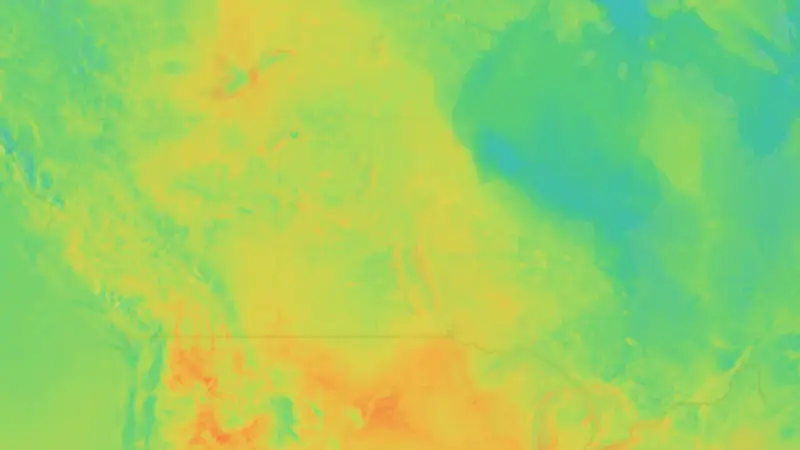 Temperatur weather map