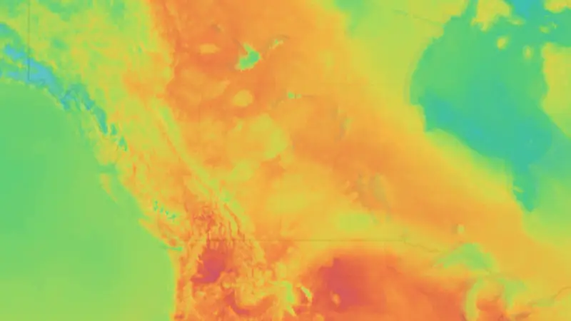 Temperatur weather map