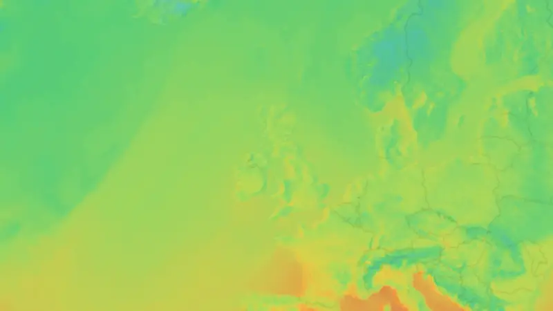 기온 weather map