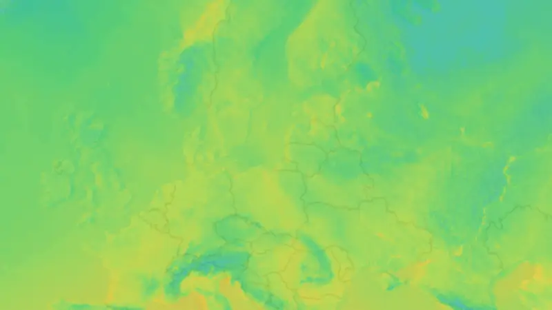 Temperatura weather map