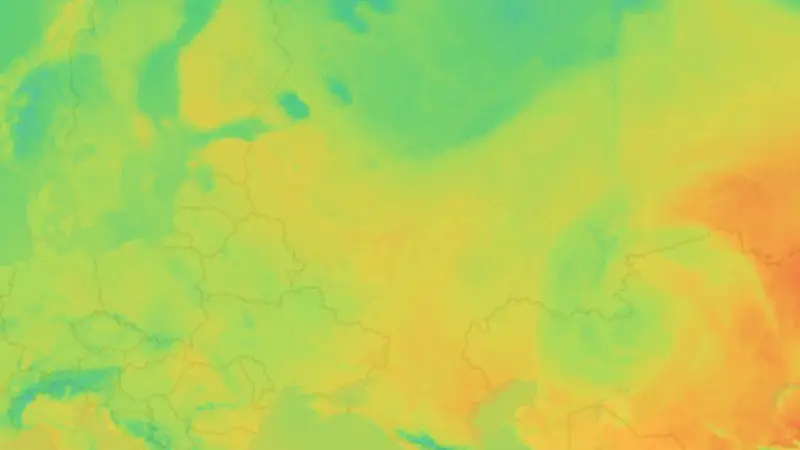 Temperatur weather map