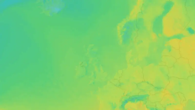 Temperatura weather map