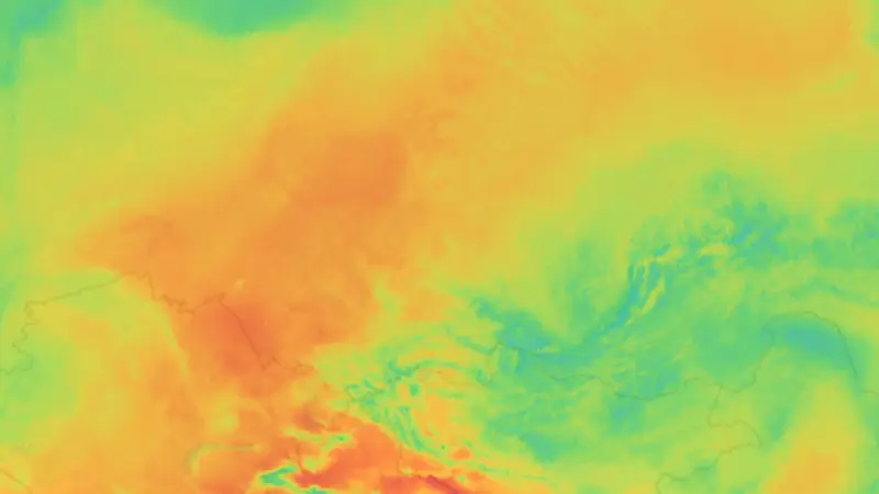 Temperatura weather map