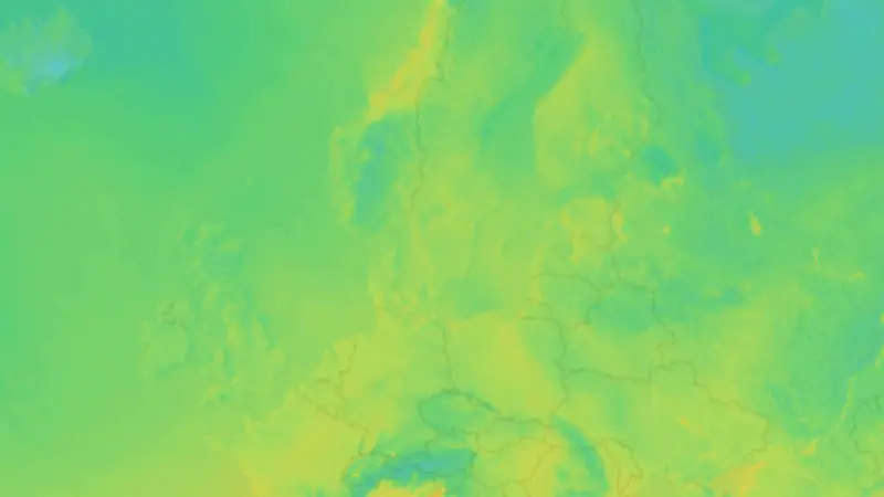 Temperatur weather map
