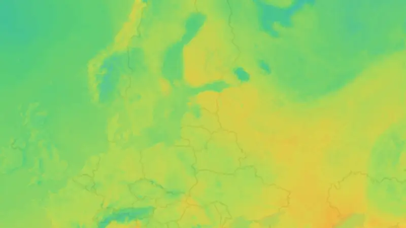 तापमान weather map