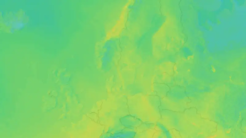 Temperatur weather map