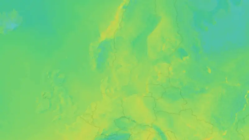Temperatur weather map