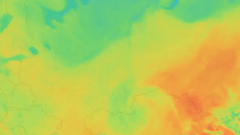 Temperatură weather map