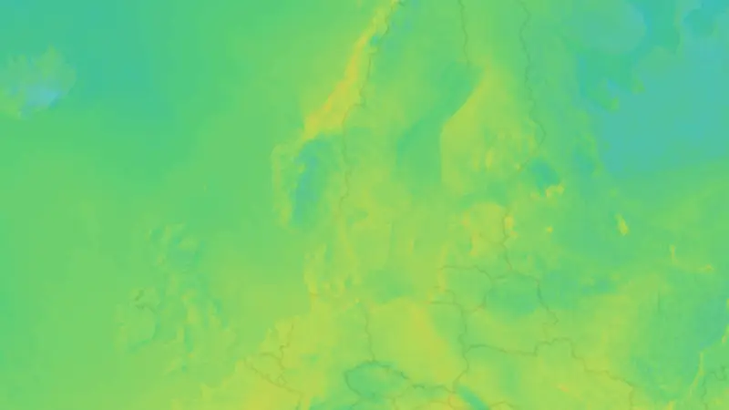 Temperatur weather map