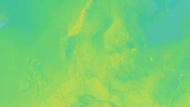 Temperatur weather map