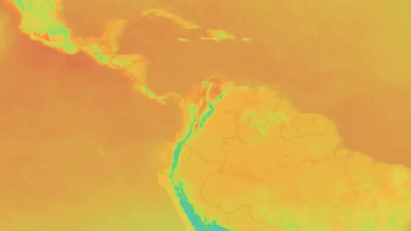 Temperatura weather map