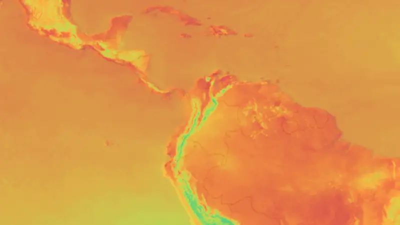 Temperatuur weather map