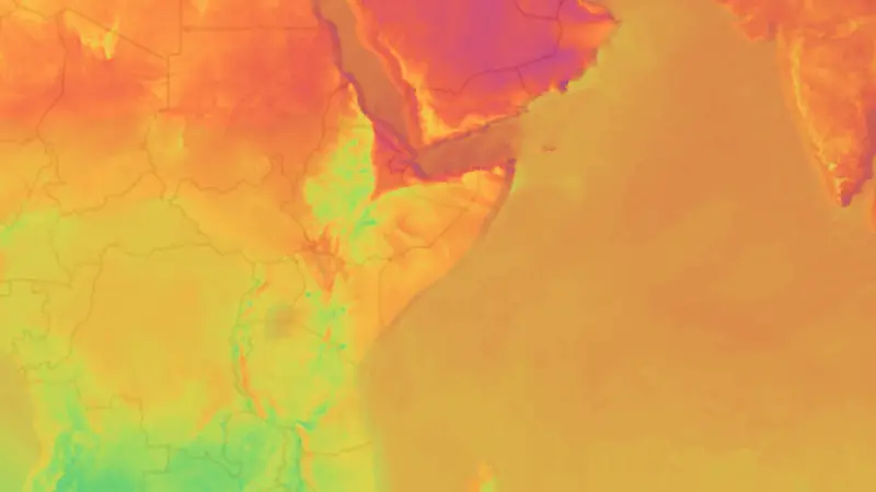 Θερμοκρασία weather map