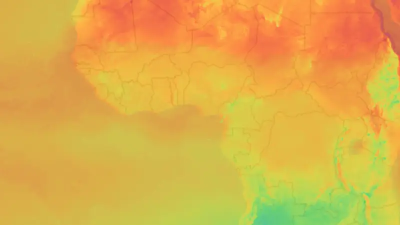 Temperatura weather map