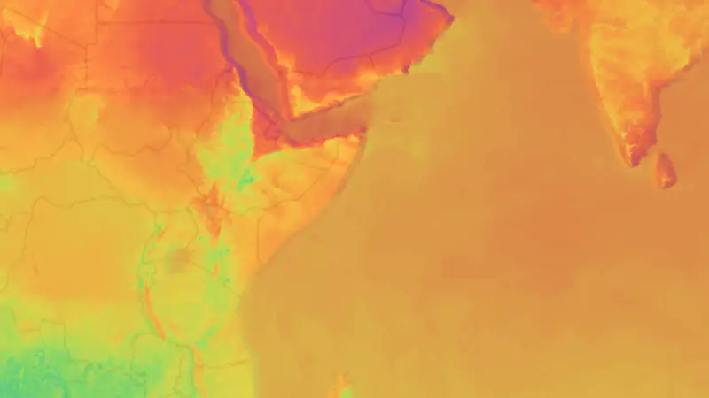 Temperatur weather map