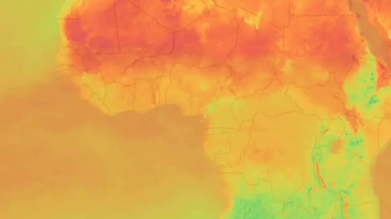 Sıcaklık weather map