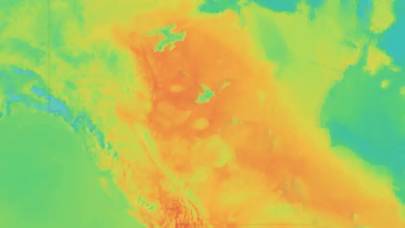 Temperatura weather map