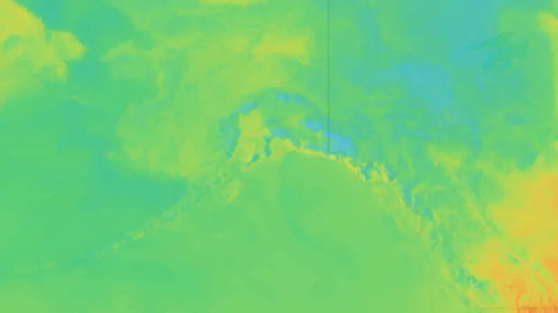 Temperatur weather map