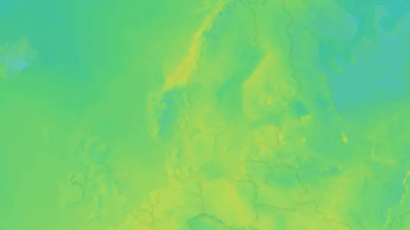 Temperatur weather map