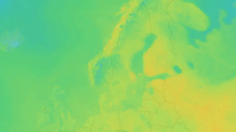 Temperatur weather map