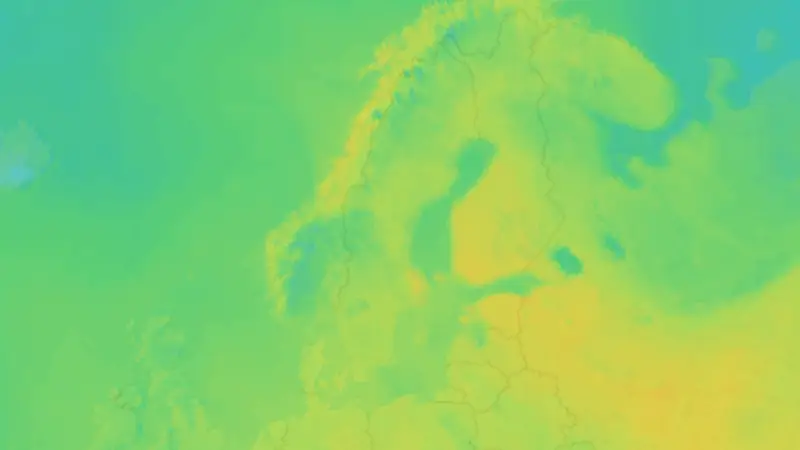 Temperatur weather map