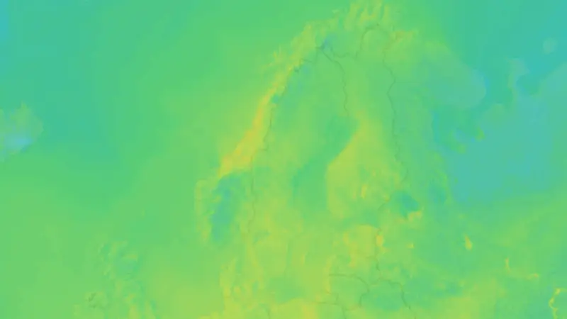 Temperatur weather map