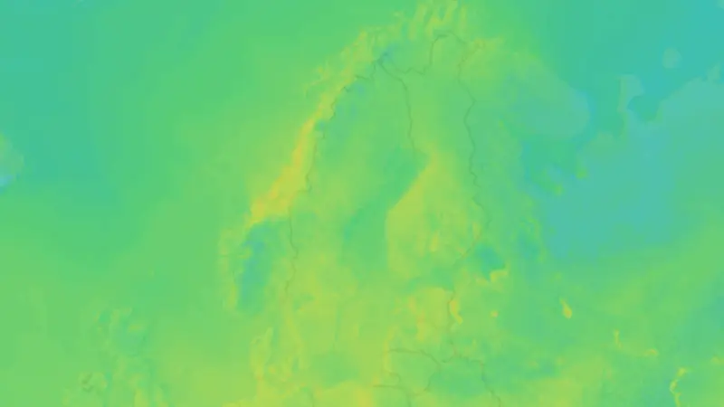Temperatur weather map