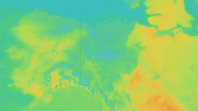 دما weather map
