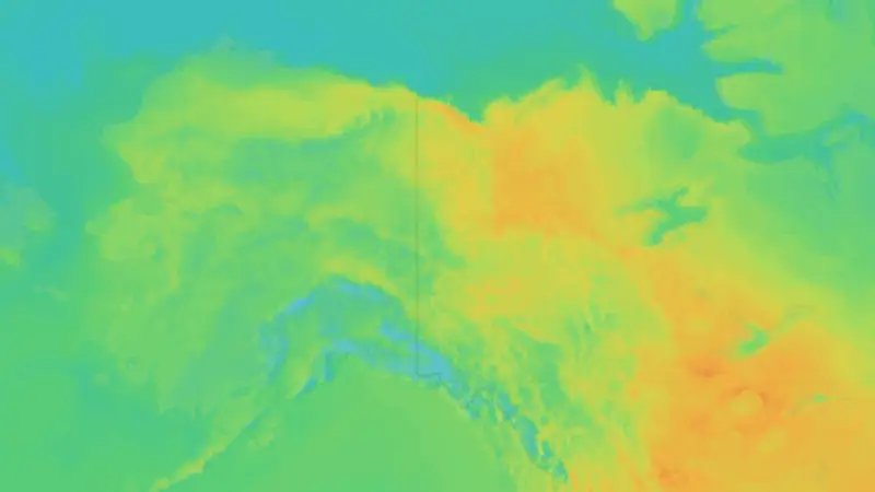 Temperatura weather map
