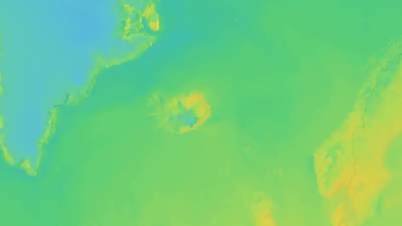 Teplota weather map