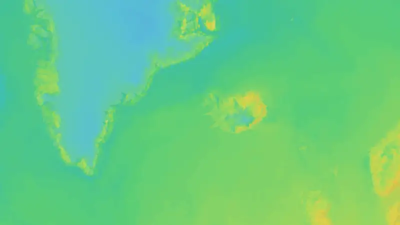 Teplota weather map