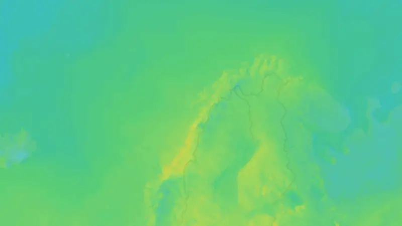 Temperatur weather map
