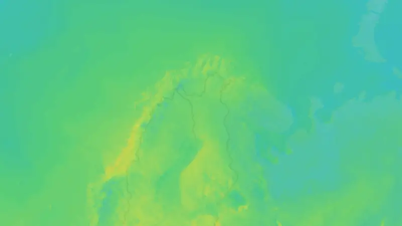 Temperatur weather map