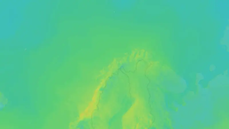 Temperatur weather map
