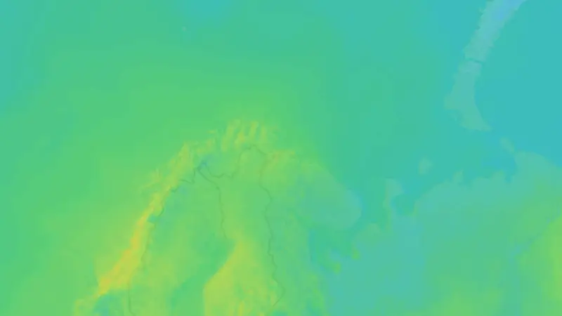 Temperatur weather map