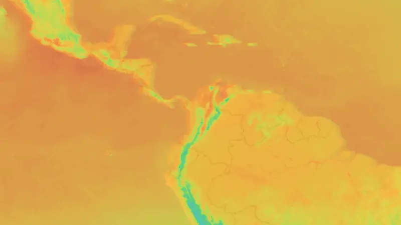Temperatura weather map