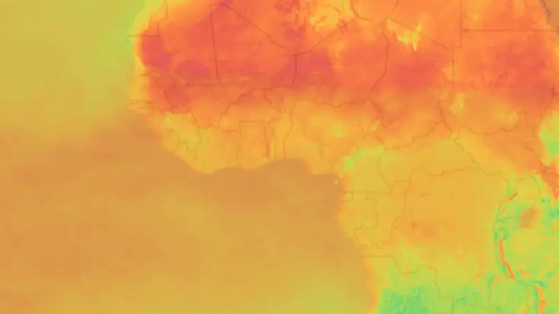 Sıcaklık weather map
